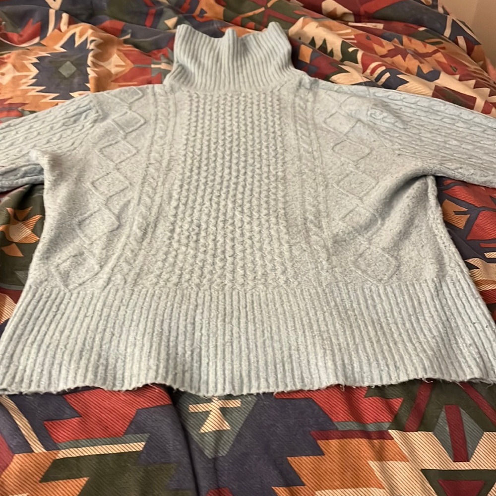 Plus size turtleneck sweater